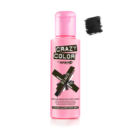CRAZY COLOR Nº030 BLACK 100ml